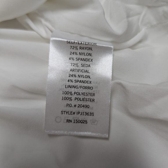 Emory Park Cream Asymmetrical Pencil Mini Skirt - Picture 7 of 7